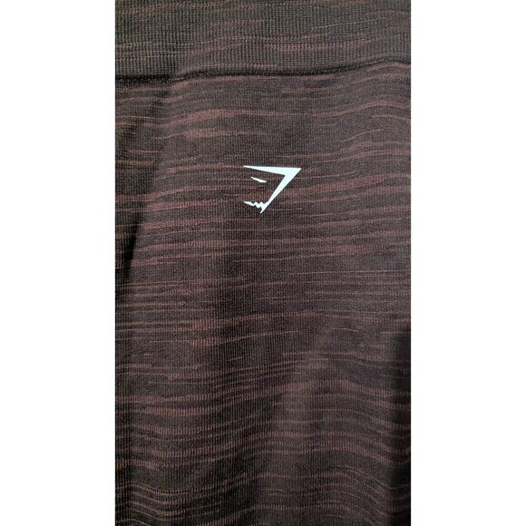 Gymshark Adapt Marl Brown Cherry Seamless Leggings Women's Z - Picture 4 of 4